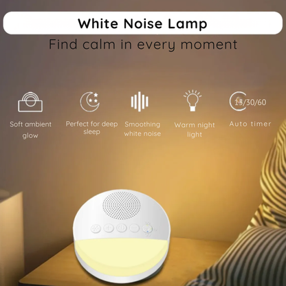 White Noise Sleep Lamp with Soft Light &amp; Timer